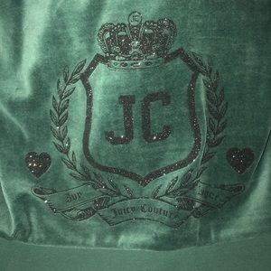 NWOT! Juicy Couture Emerald Velour Track Jacket